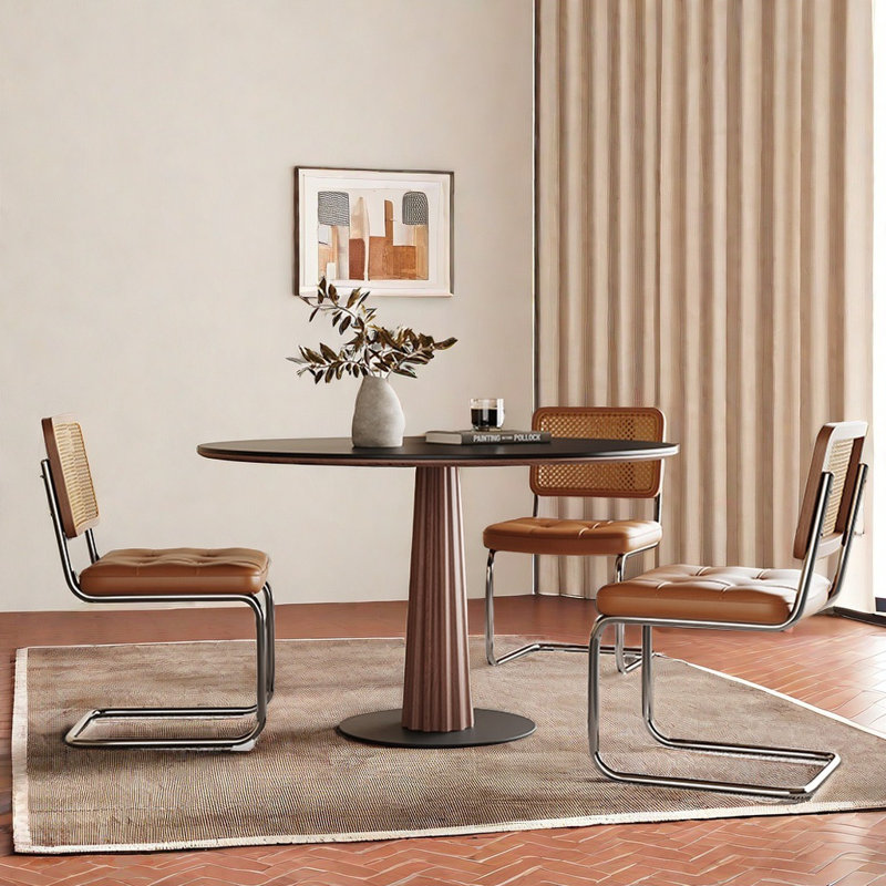 Sleek Surface Designs French retro dining table and chair